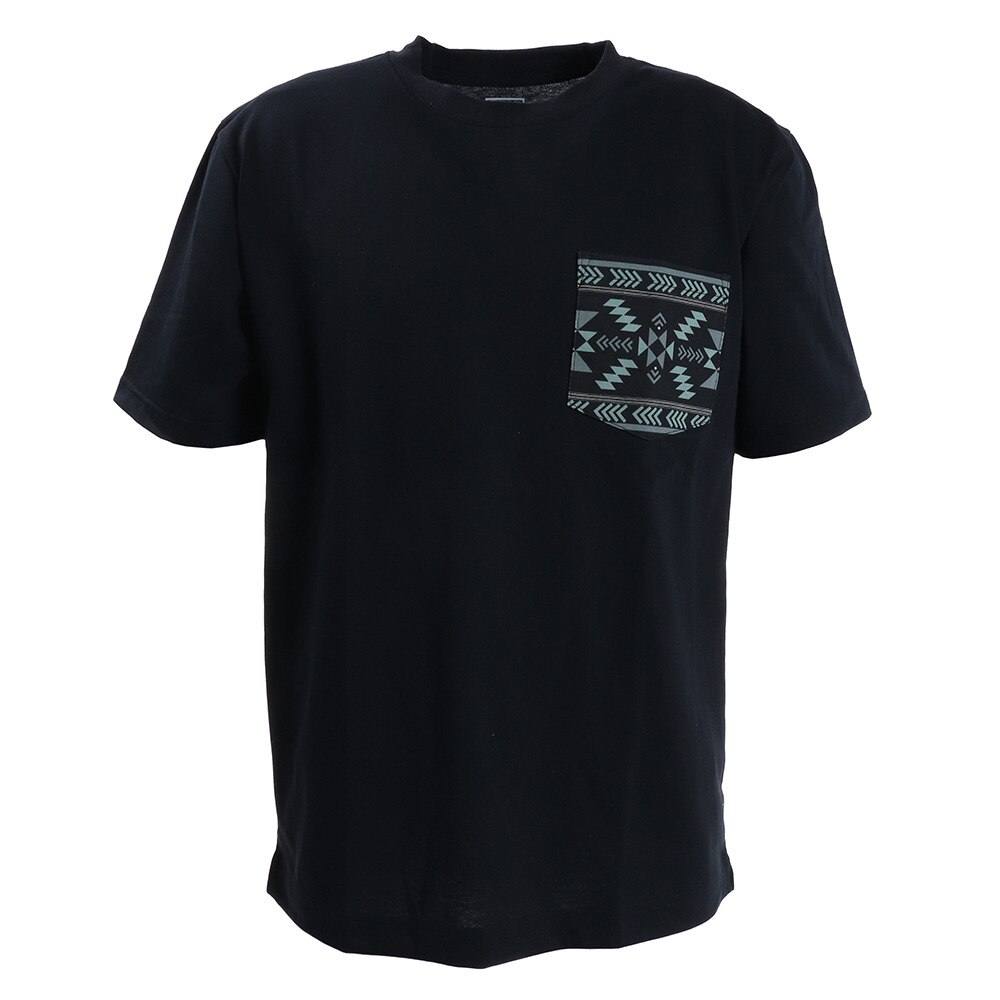  総柄ポケットTシャツ 871PA0JY3141BLXGN
