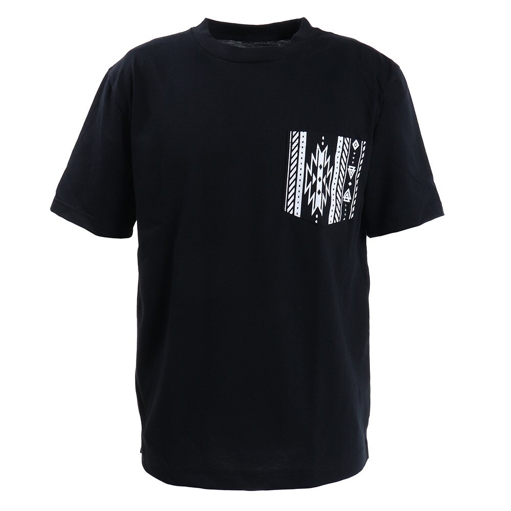  総柄ポケットTシャツ 871PA0JY3141BLXWH