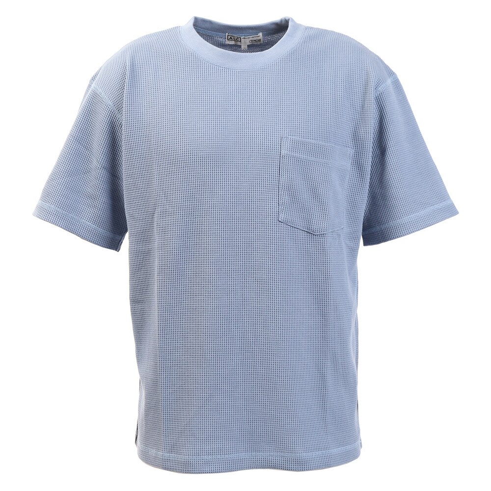  Tシャツ メンズ ワッフル半袖 871PA0ES3111BLU