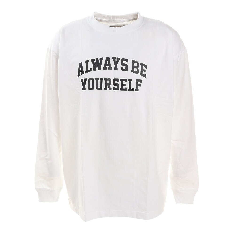  プリントBIG長袖Tシャツ 871PA0BGI7062WHxBK オンライン価格