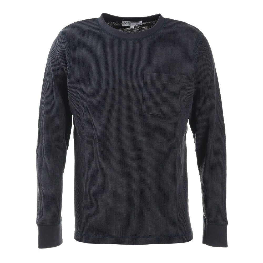  ワッフルクルーネックTシャツ 871PA0ES7061NVY オンライン価格