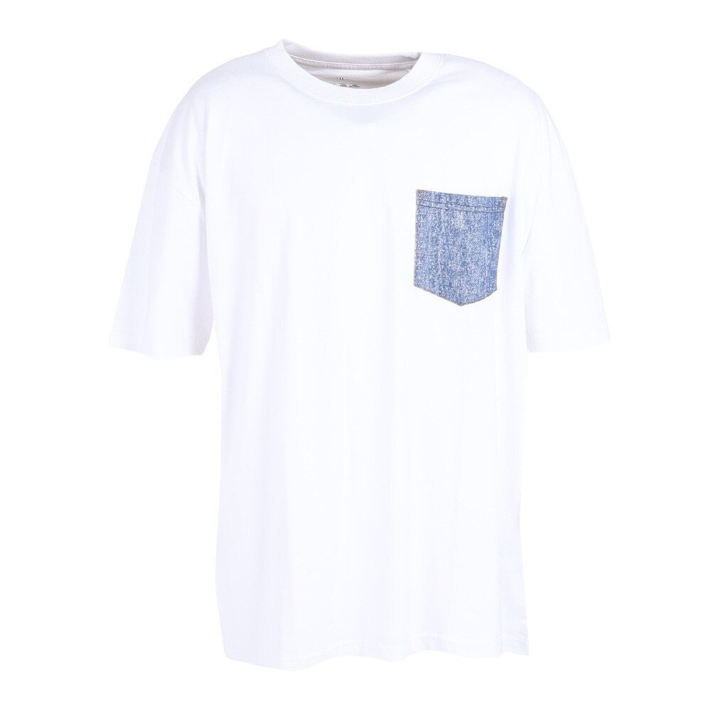  ポケット柄プリントTシャツ 871PA1CD6334WHxGL 半袖