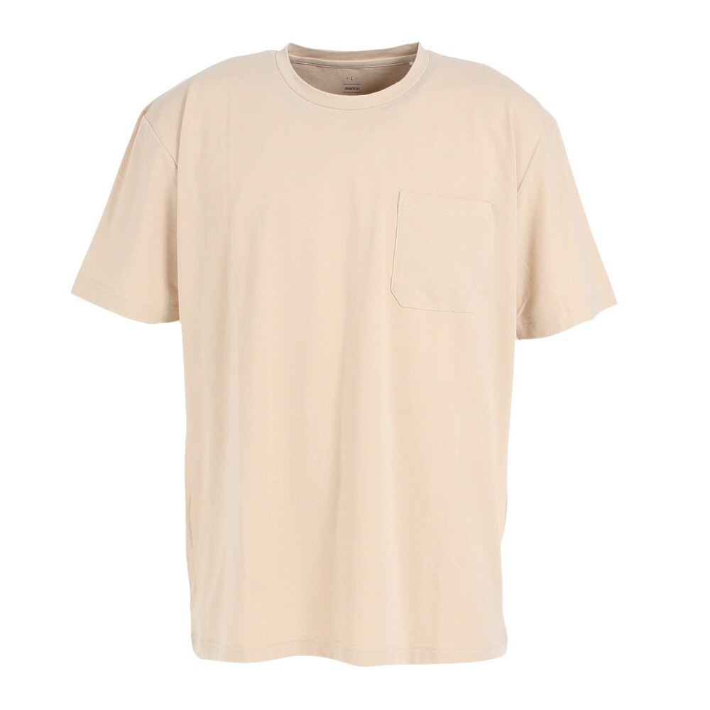  CVC半袖クルーネックTシャツ 871PA1ES6448BEG