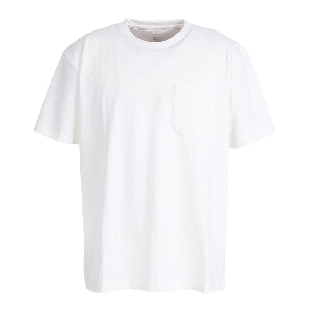  CVC半袖クルーネックTシャツ 871PA1ES6448WHT