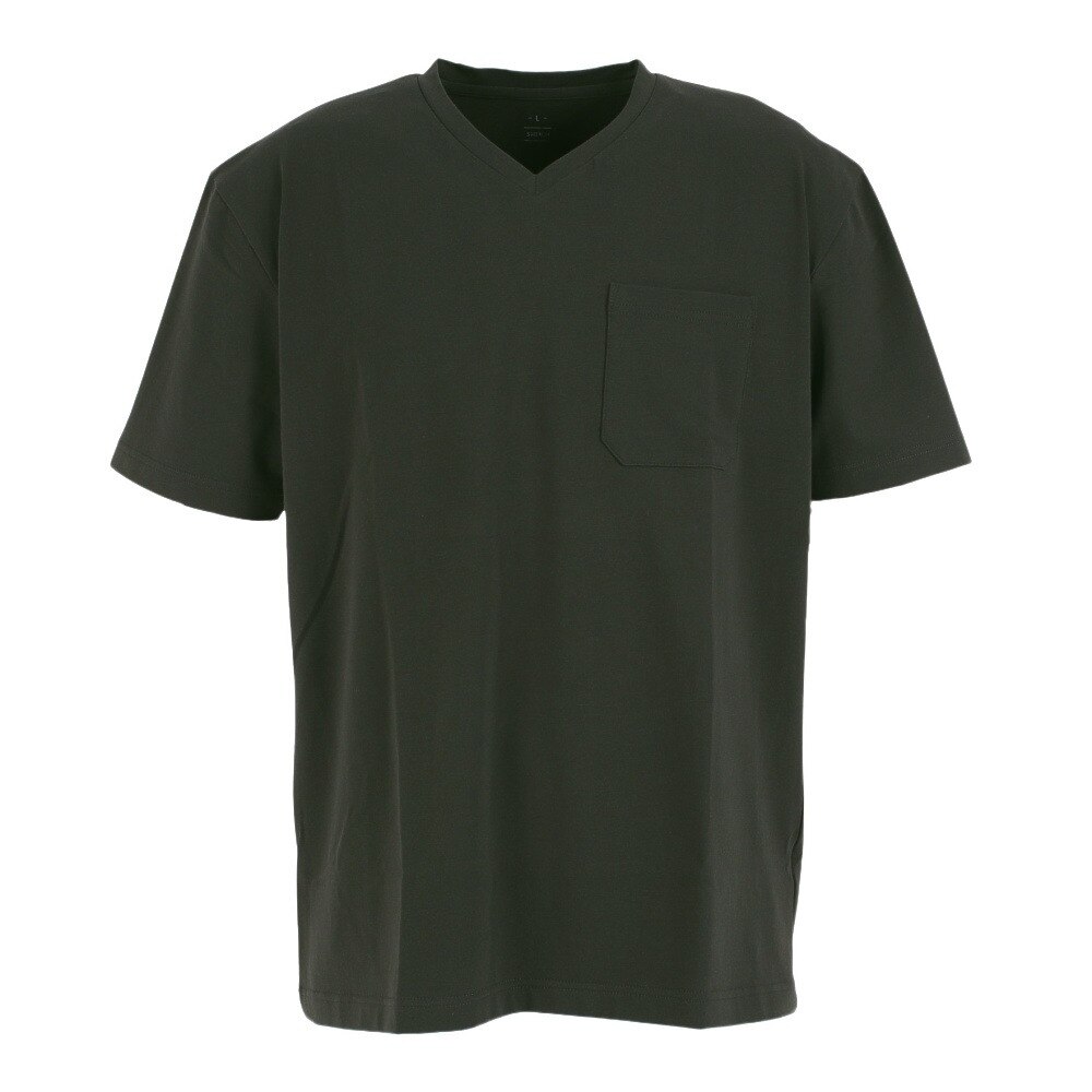  CVC半袖VネックTシャツ 871PA1ES6449KHK