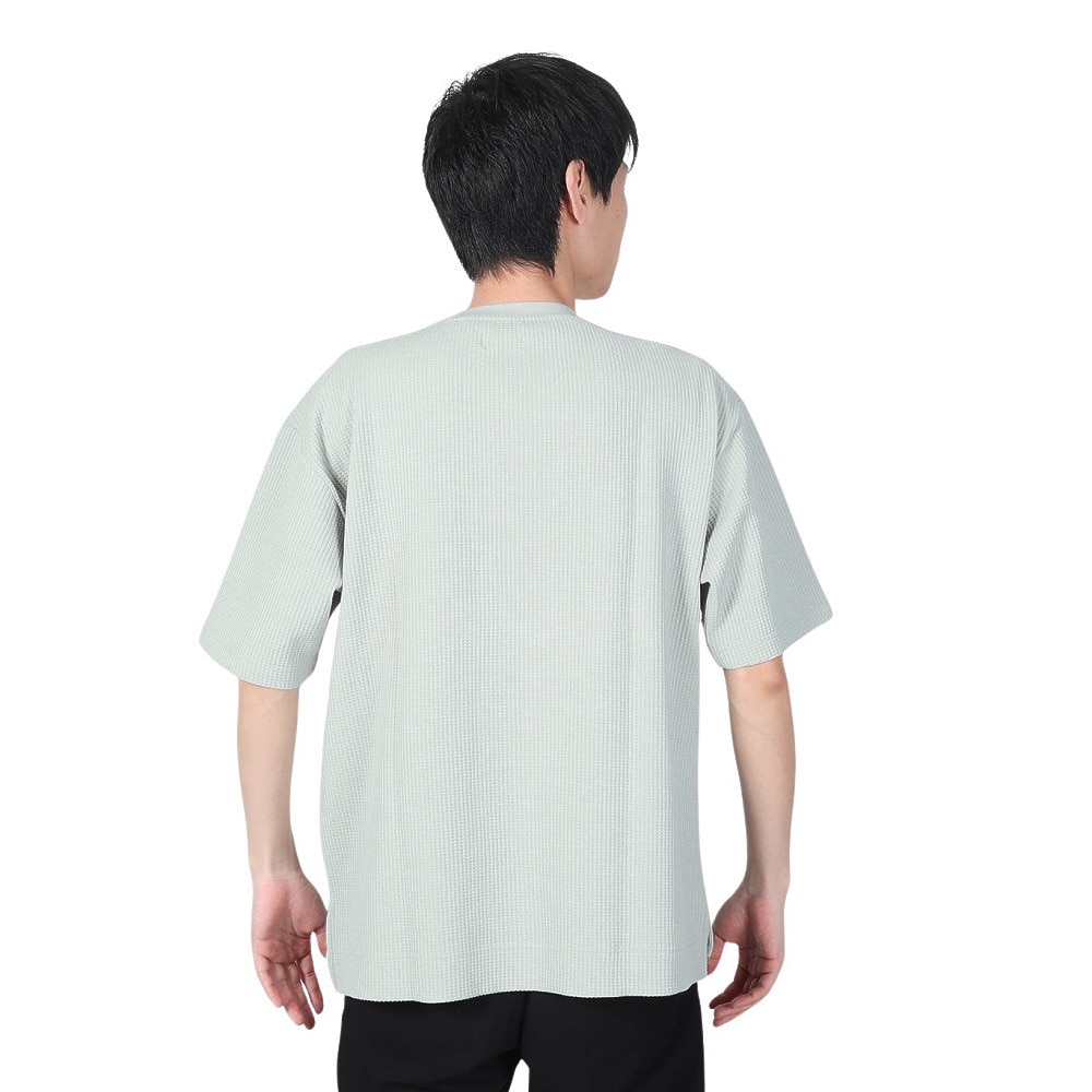 エルケクス（ELKEX）（メンズ）ドライ ワッフル オーバーTシャツ 半袖 EKM2SP4173GRN