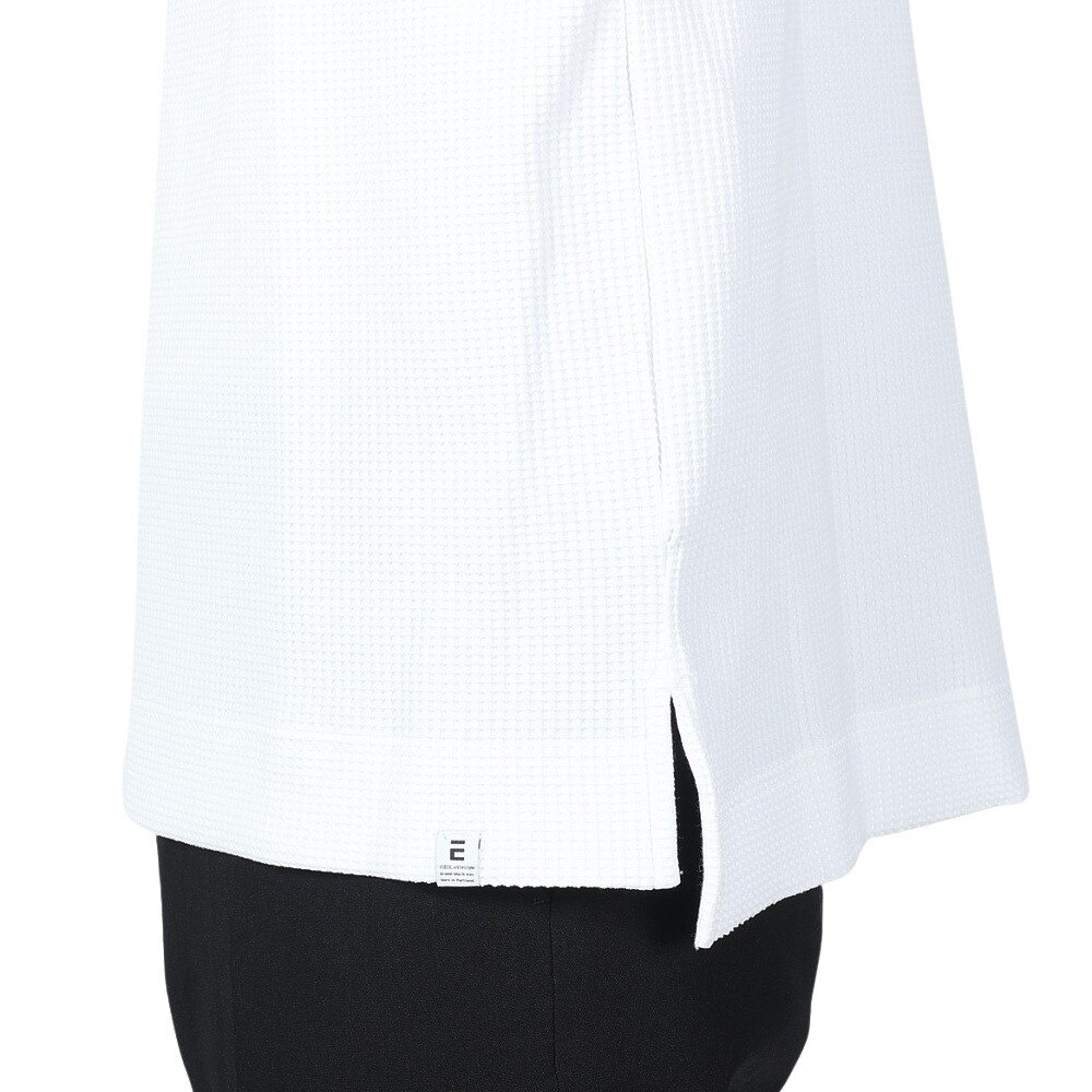 エルケクス（ELKEX）（メンズ）ドライ ワッフル オーバーTシャツ 半袖 EKM2SP4173WHT