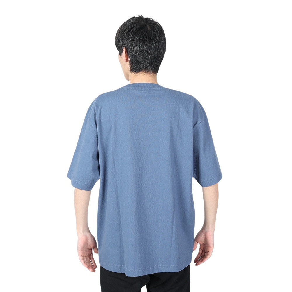 エルケクス（ELKEX）（メンズ）プリント 半袖Tシャツ EKM2S14181 DBLU