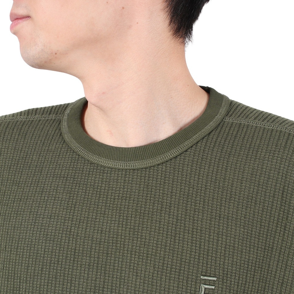 エルケクス（ELKEX）（メンズ）半袖Tシャツ メンズ WAFFLE CREW EKM3S10013 GRN