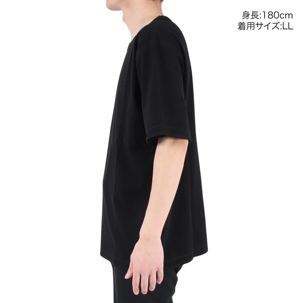 エルケクス（ELKEX）（メンズ）ベーシック クルーネック半袖Tシャツ EKM3S10005 BLK