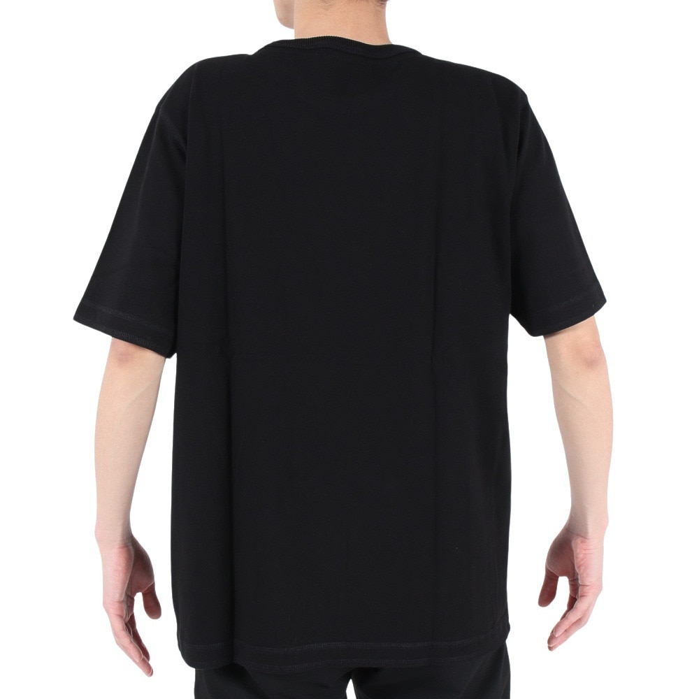 エルケクス（ELKEX）（メンズ）ベーシック クルーネック半袖Tシャツ EKM3S10005 BLK