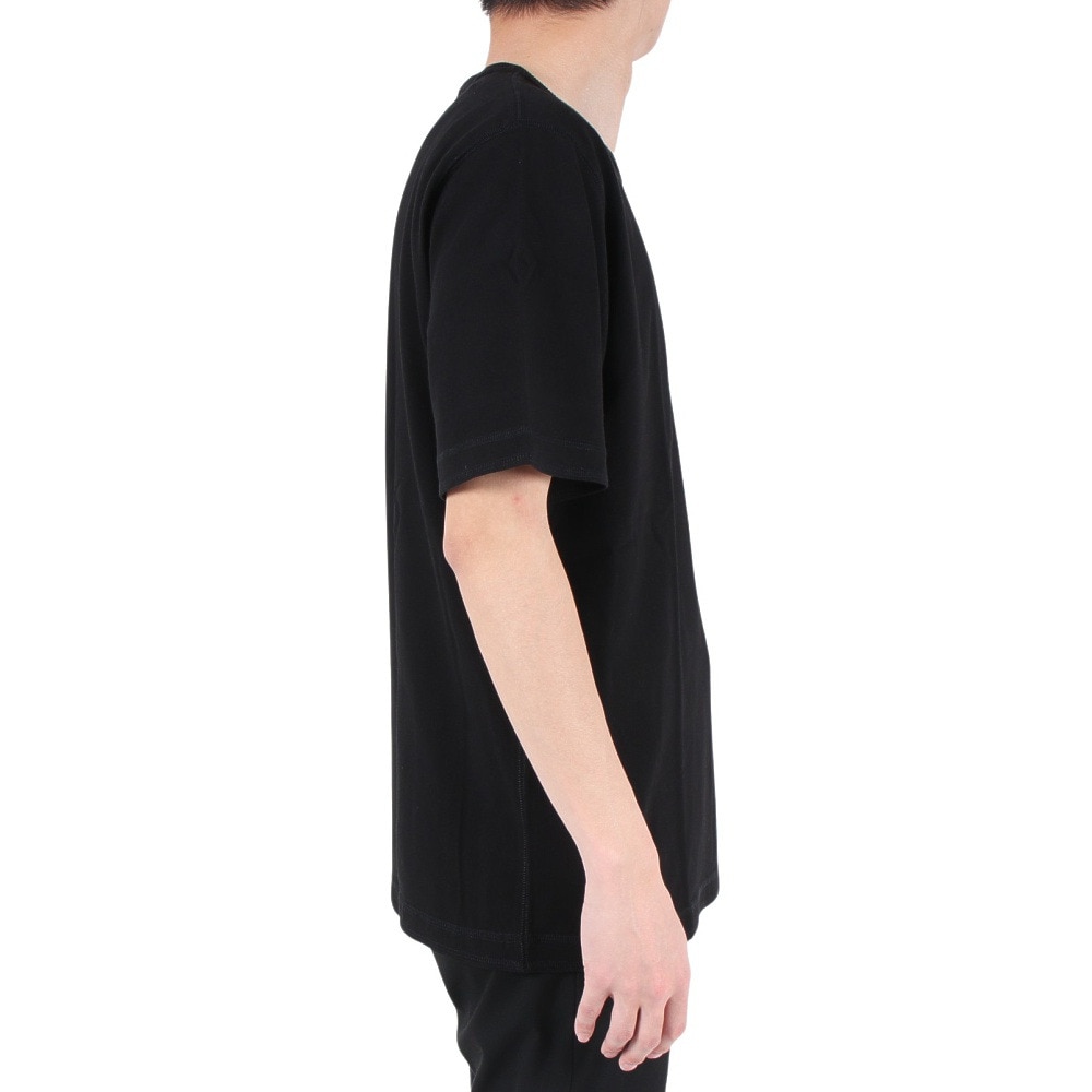 エルケクス（ELKEX）（メンズ）ベーシック クルーネック半袖Tシャツ EKM3S10005 BLK