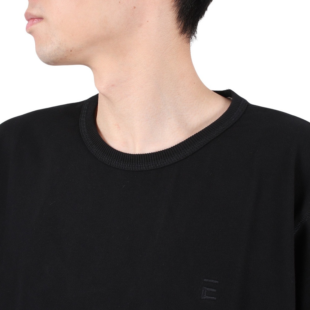 エルケクス（ELKEX）（メンズ）ベーシック クルーネック半袖Tシャツ EKM3S10005 BLK