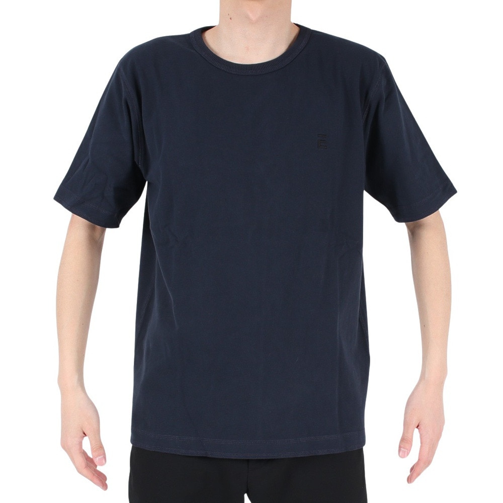 エルケクス（ELKEX）（メンズ）ベーシック クルーネック半袖Tシャツ EKM3S10005 NVY