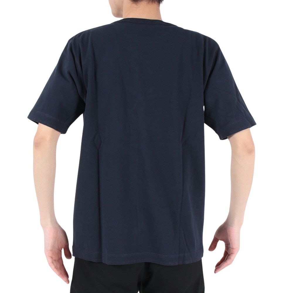 エルケクス（ELKEX）（メンズ）ベーシック クルーネック半袖Tシャツ EKM3S10005 NVY