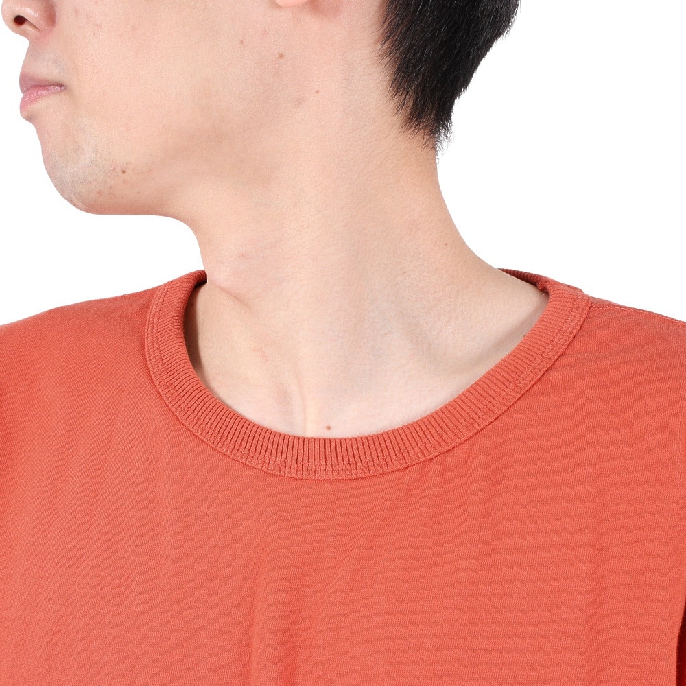 エルケクス（ELKEX）（メンズ）ベーシック クルーネック半袖Tシャツ EKM3S10005 ORG