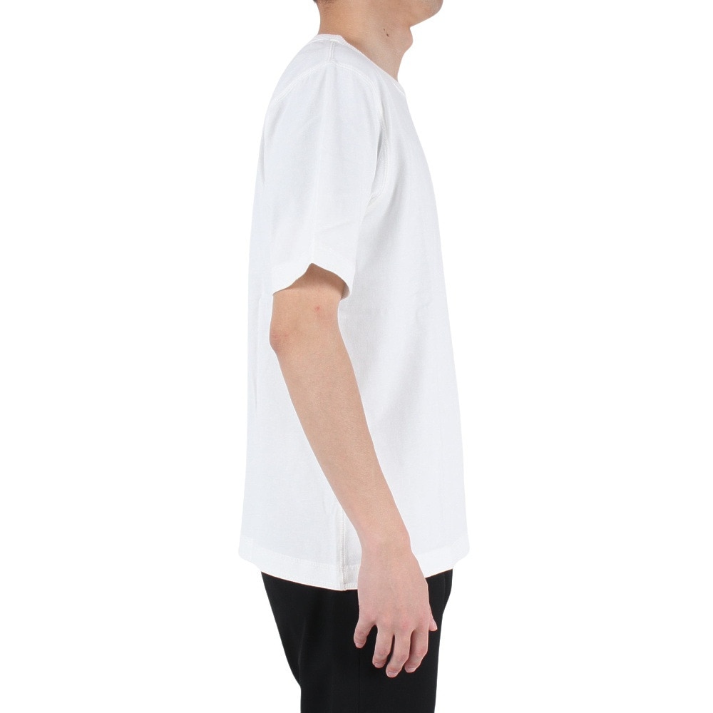 エルケクス（ELKEX）（メンズ）ベーシック クルーネック半袖Tシャツ EKM3S10005 WHT