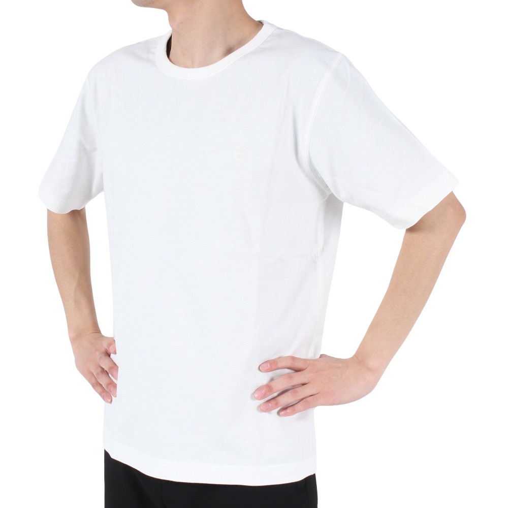 エルケクス（ELKEX）（メンズ）ベーシック クルーネック半袖Tシャツ EKM3S10005 WHT