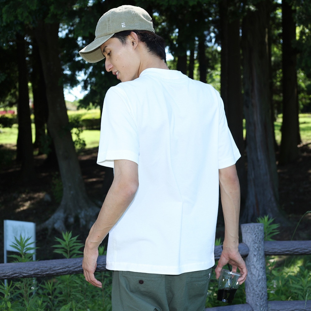 エルケクス（ELKEX）（メンズ）ベーシックヘンリー 半袖Tシャツ EKM3S10006 WHT