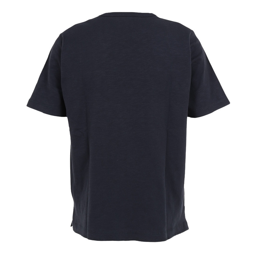 エルケクス（ELKEX）（メンズ）SLAB CREW 半袖Tシャツ EKM3S10007 NVY 綿100％