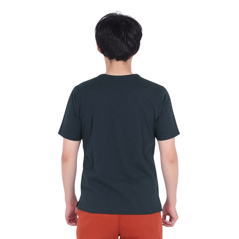 エルケクス（ELKEX）（メンズ）SLAB CREW 半袖Tシャツ EKM3S10007 NVY 綿100%