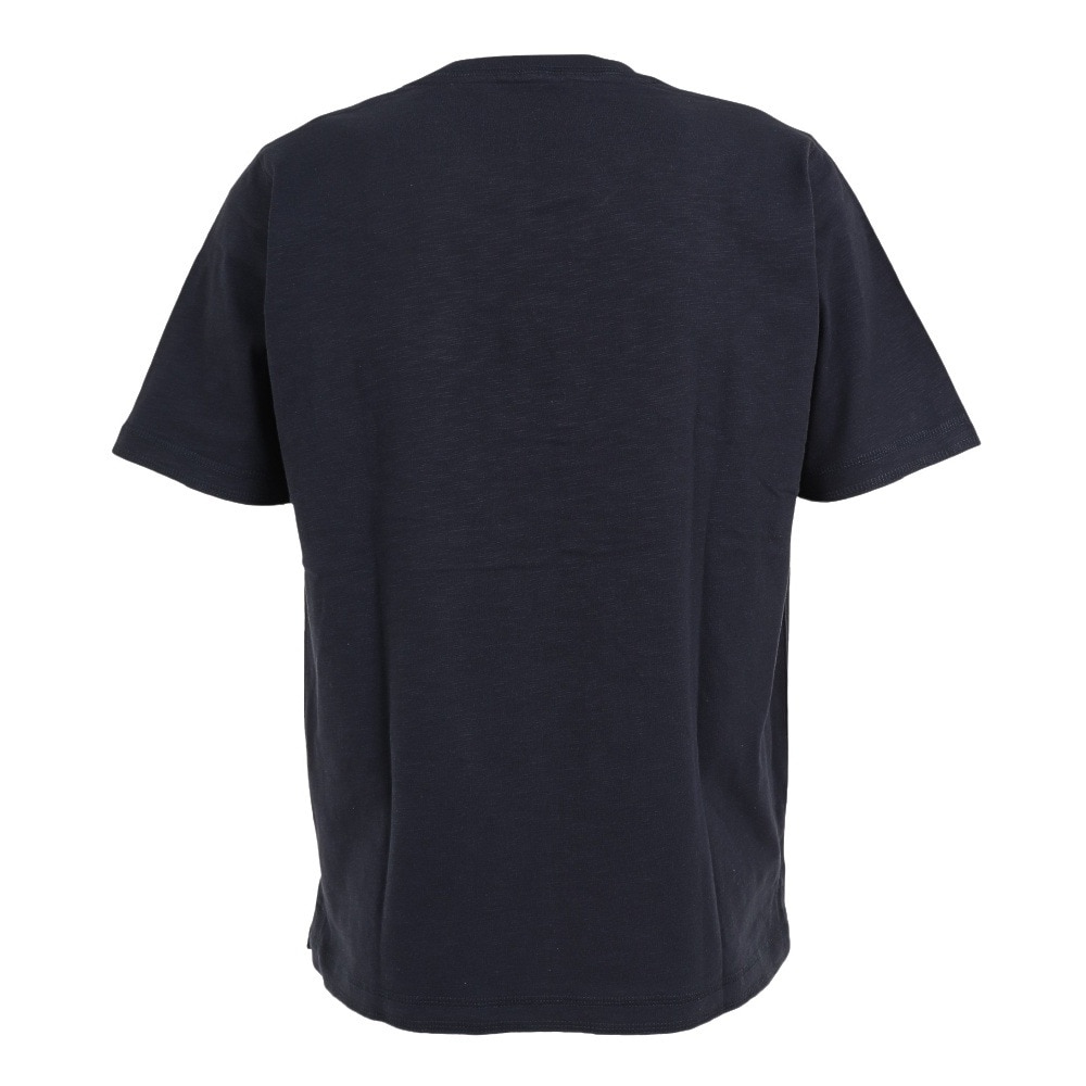 エルケクス（ELKEX）（メンズ）半袖Tシャツ メンズ SLAB HENLEY EKM3S10008 NVY
