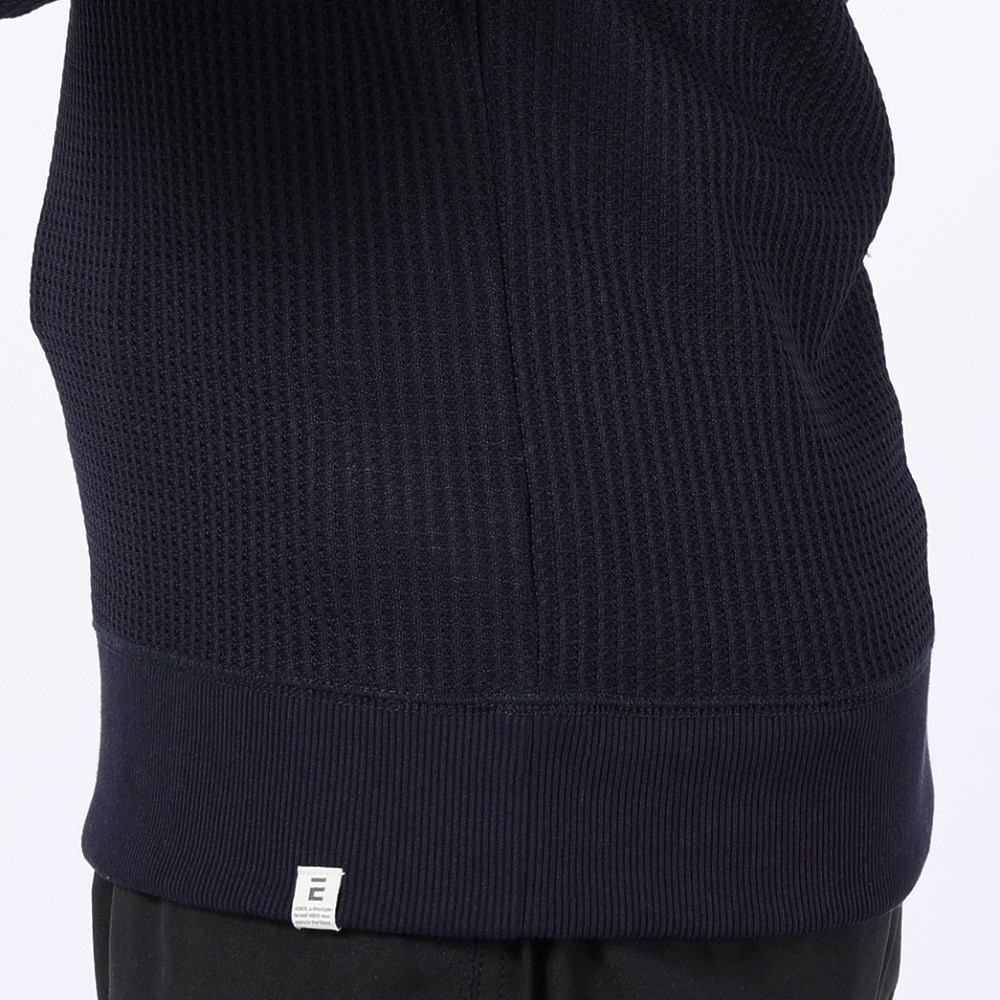 エルケクス（ELKEX）（メンズ）長袖Tシャツ WAFFLE CREW EKM3FA0002 NVY