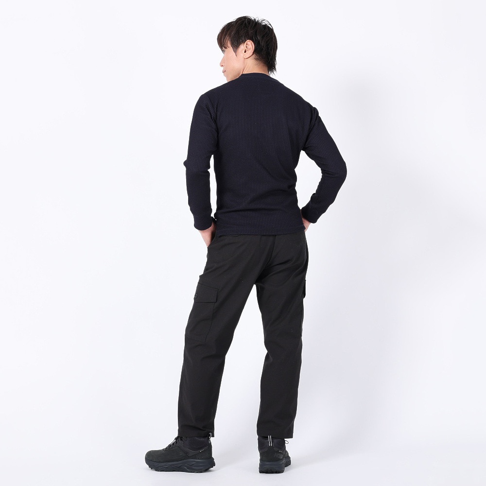 エルケクス（ELKEX）（メンズ）長袖Tシャツ ワッフルヘンリー EKM3FA0003 NVY