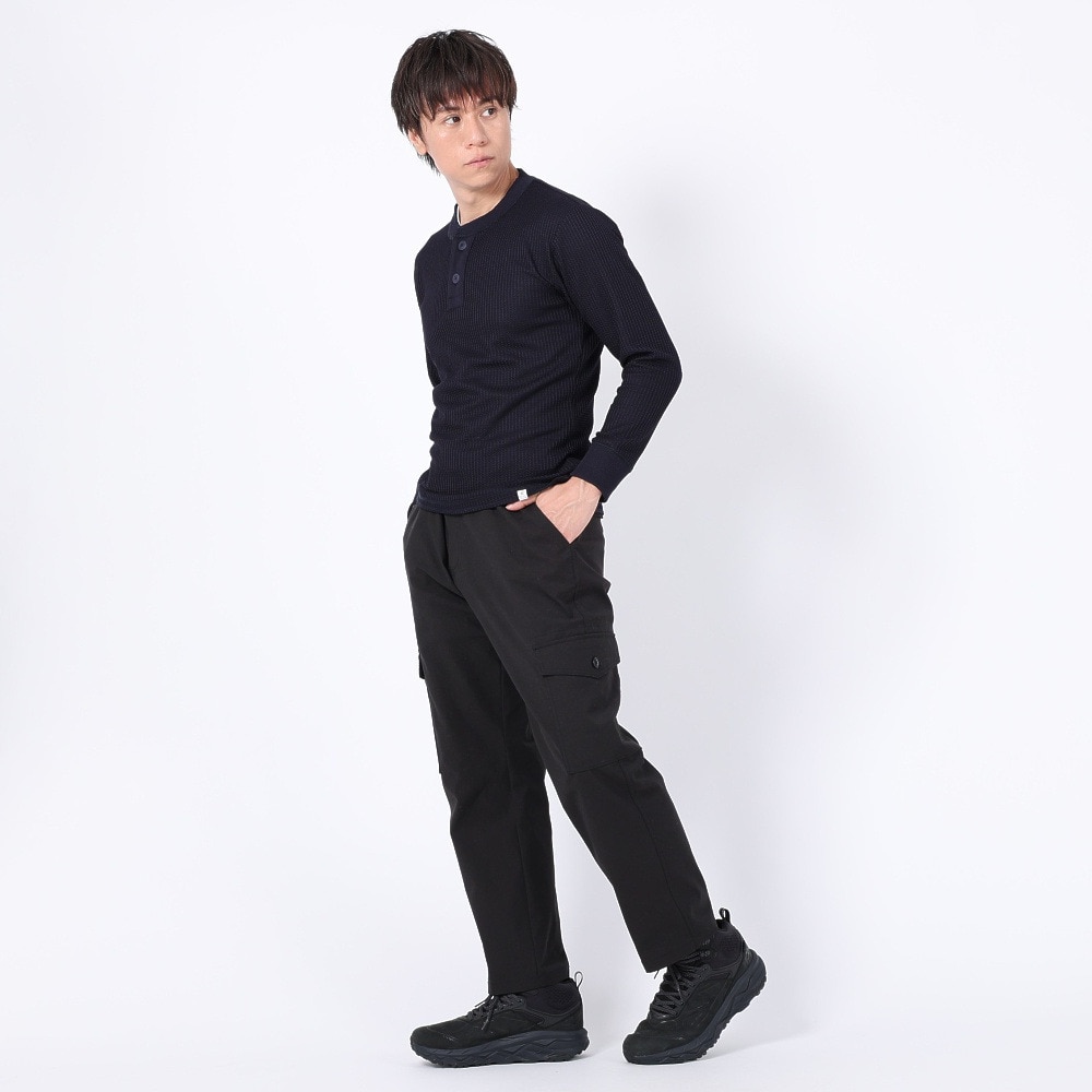 エルケクス（ELKEX）（メンズ）長袖Tシャツ ワッフルヘンリー EKM3FA0003 NVY