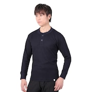 (メンズ)長袖Tシャツ ワッフルヘンリー EKM3FA0003