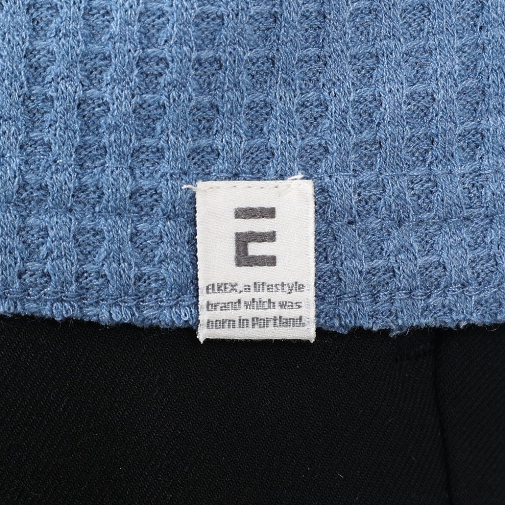 エルケクス（ELKEX）（メンズ）BIG WAFLE CREW 半袖Tシャツ EKM4S10005 BLU