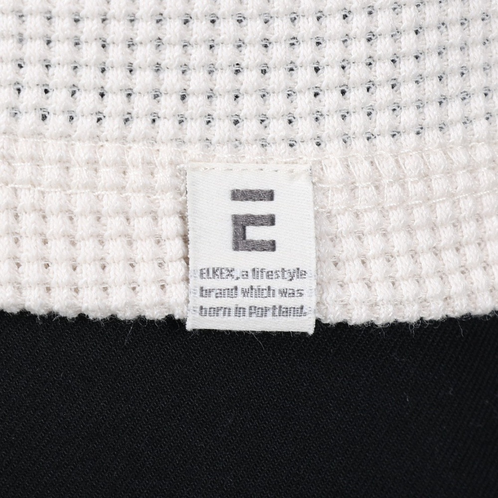 エルケクス（ELKEX）（メンズ）WAFFLE 半袖Tシャツ EKM4S10006 OWHT