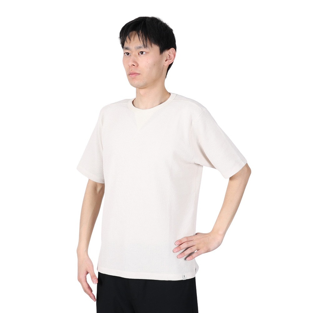 エルケクス（ELKEX）（メンズ）WAFFLE 半袖Tシャツ EKM4S10006 OWHT