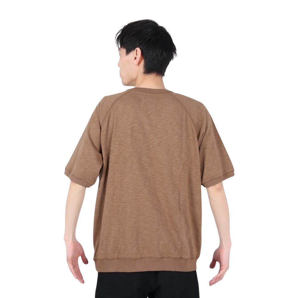 エルケクス（ELKEX）（メンズ）GAMENT CREW 半袖Tシャツ EKM4S10007 BRN