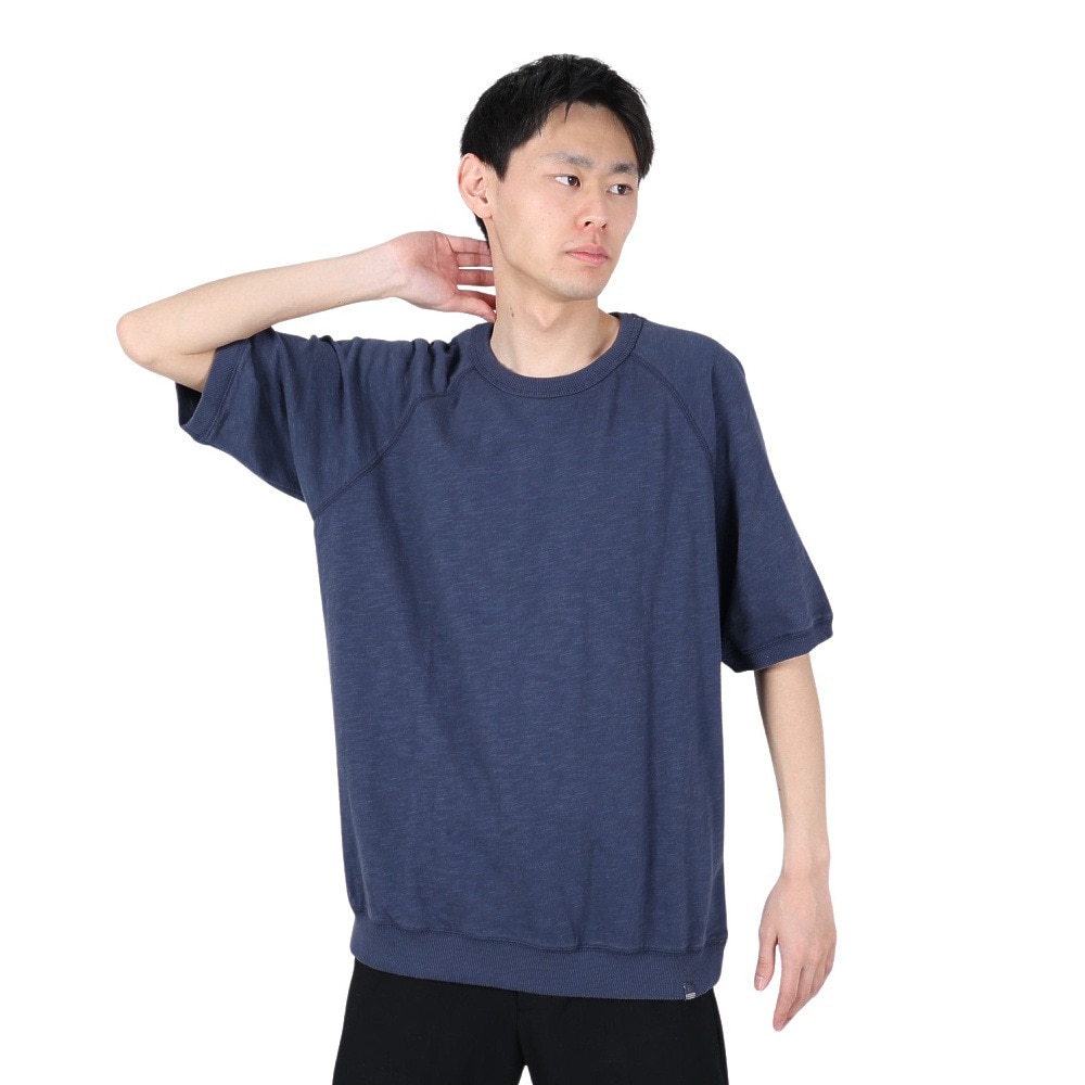 エルケクス（ELKEX）（メンズ）GAMENT CREW 半袖Tシャツ EKM4S10007 NVY