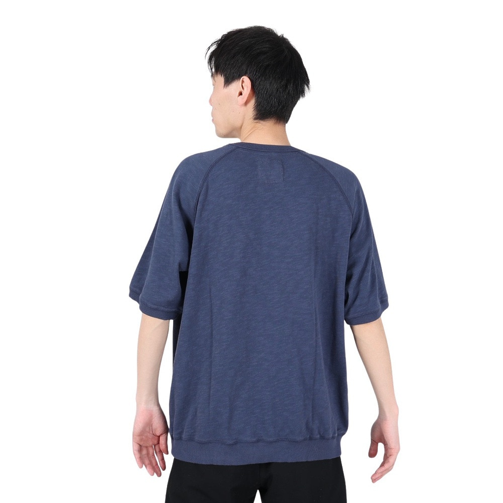 エルケクス（ELKEX）（メンズ）GAMENT CREW 半袖Tシャツ EKM4S10007 NVY