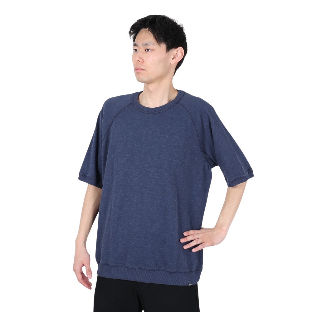 エルケクス（ELKEX）（メンズ）GAMENT CREW 半袖Tシャツ EKM4S10007 NVY