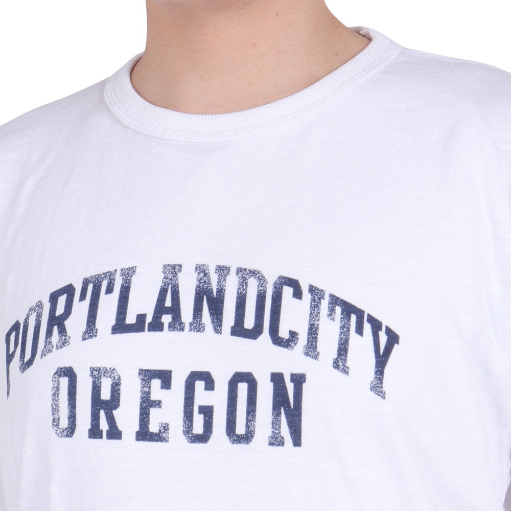 エルケクス（ELKEX）（メンズ）PORT.OREGON 半袖クルーネックTシャツ EKM4S10009 WHT