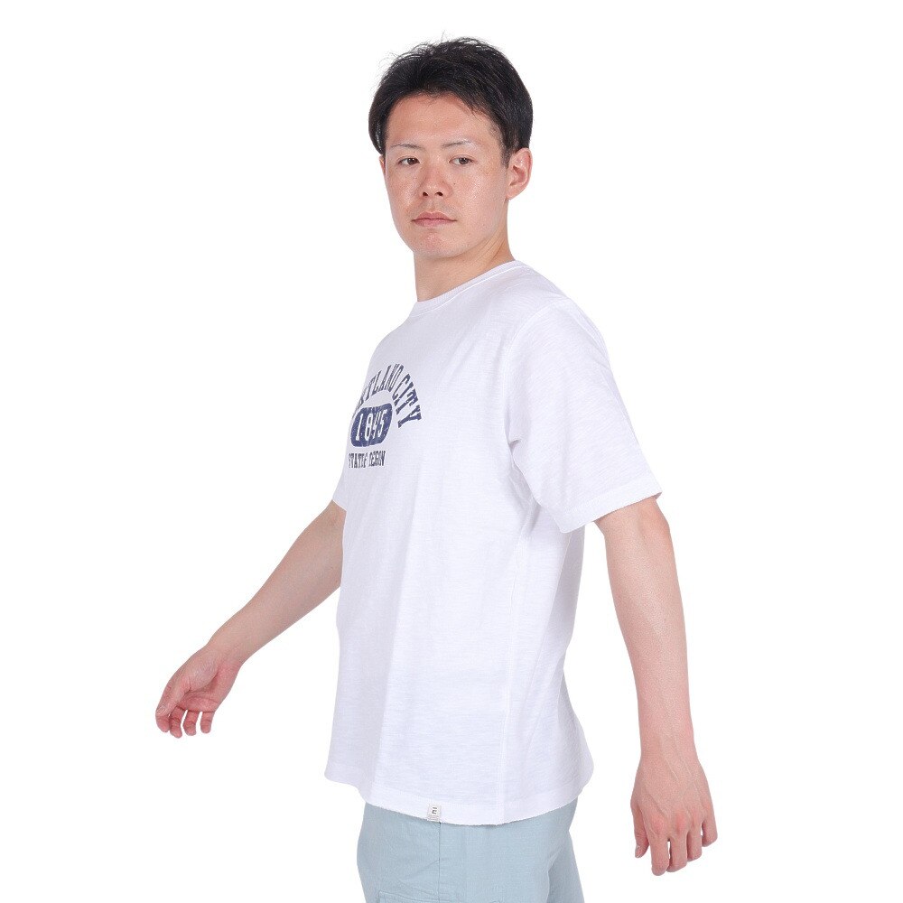 エルケクス（ELKEX）（メンズ）PORT.C.1845 半袖クルーネックTシャツ EKM4S10010 WHT