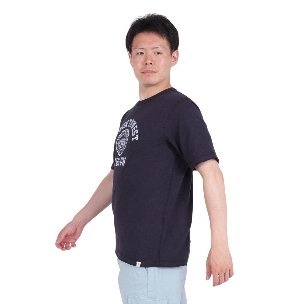 エルケクス（ELKEX）（メンズ）半袖クルーネックTシャツ U.S N.W.ORE EKM4S10011 NVY