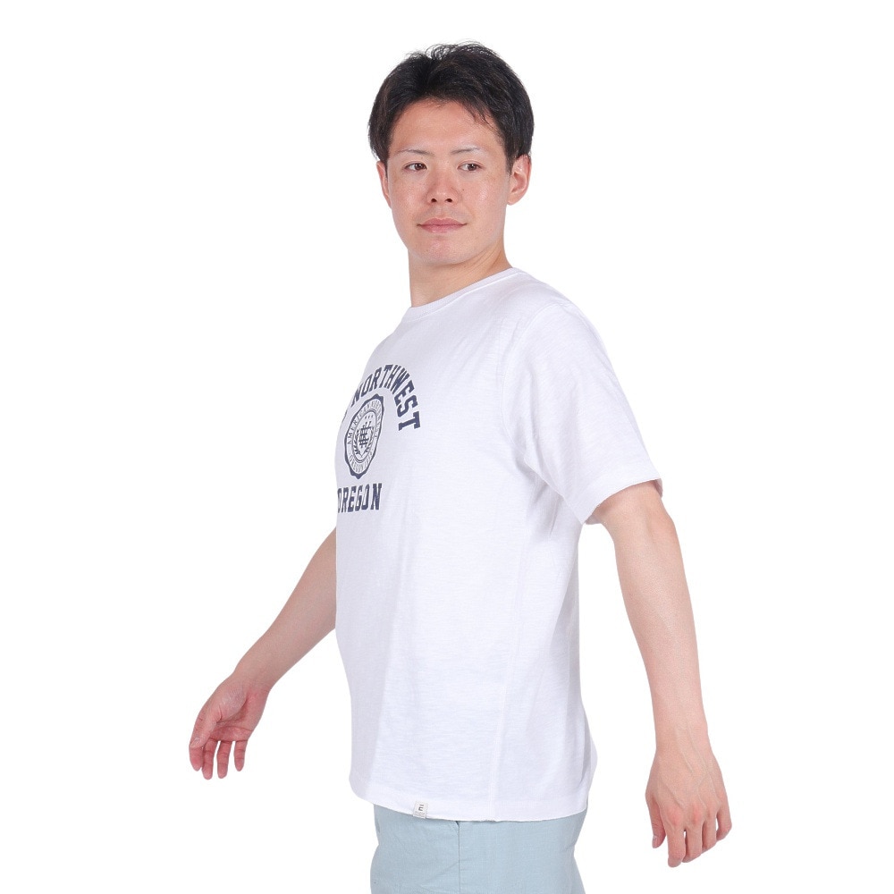 エルケクス（ELKEX）（メンズ）U.S N.W.ORE 半袖クルーネックTシャツ EKM4S10011 WHT