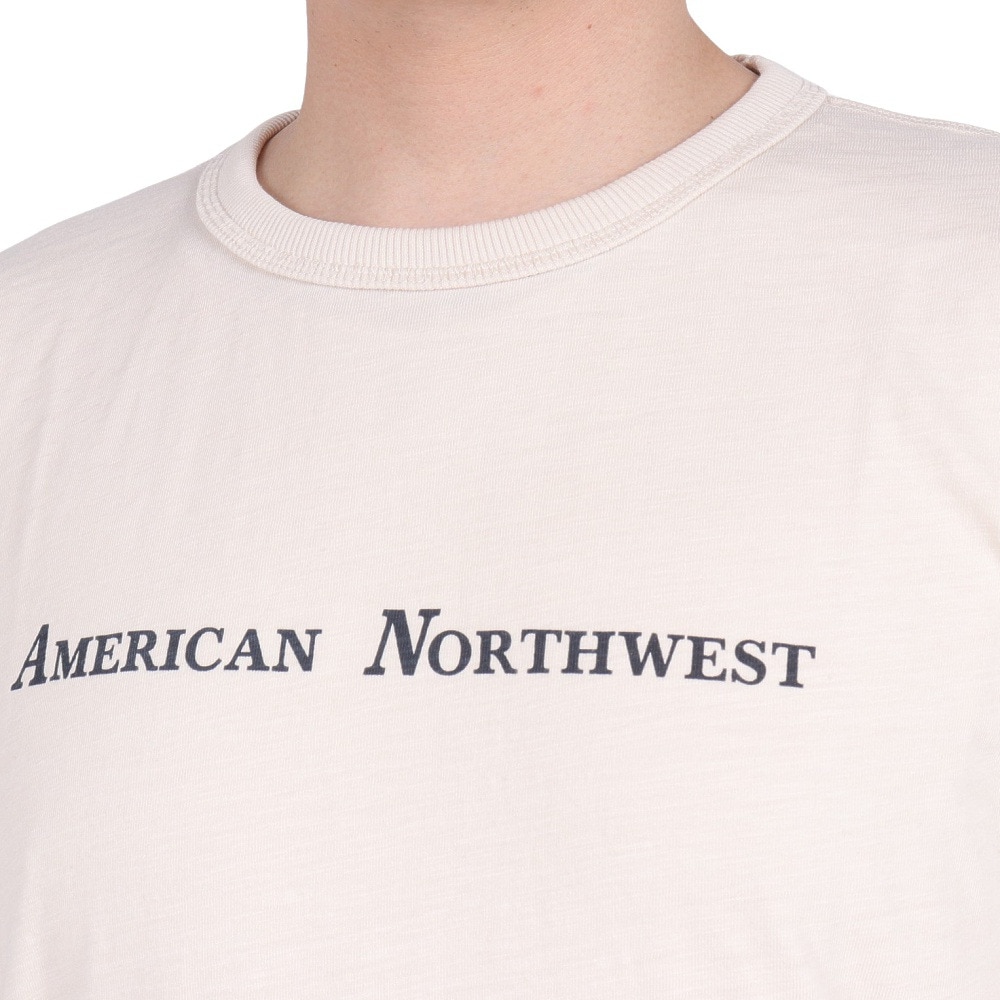 エルケクス（ELKEX）（メンズ）クルーネック半袖Tシャツ AMERICAN.NW EKM4S10012 BEG
