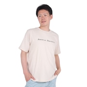 エルケクス（ELKEX）（メンズ）クルーネック半袖Tシャツ AMERICAN.NW EKM4S10012 BEG