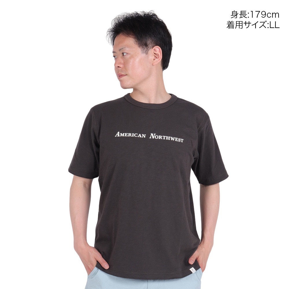 エルケクス（ELKEX）（メンズ）クルーネック半袖Tシャツ AMERICAN.NW EKM4S10012 DGRY