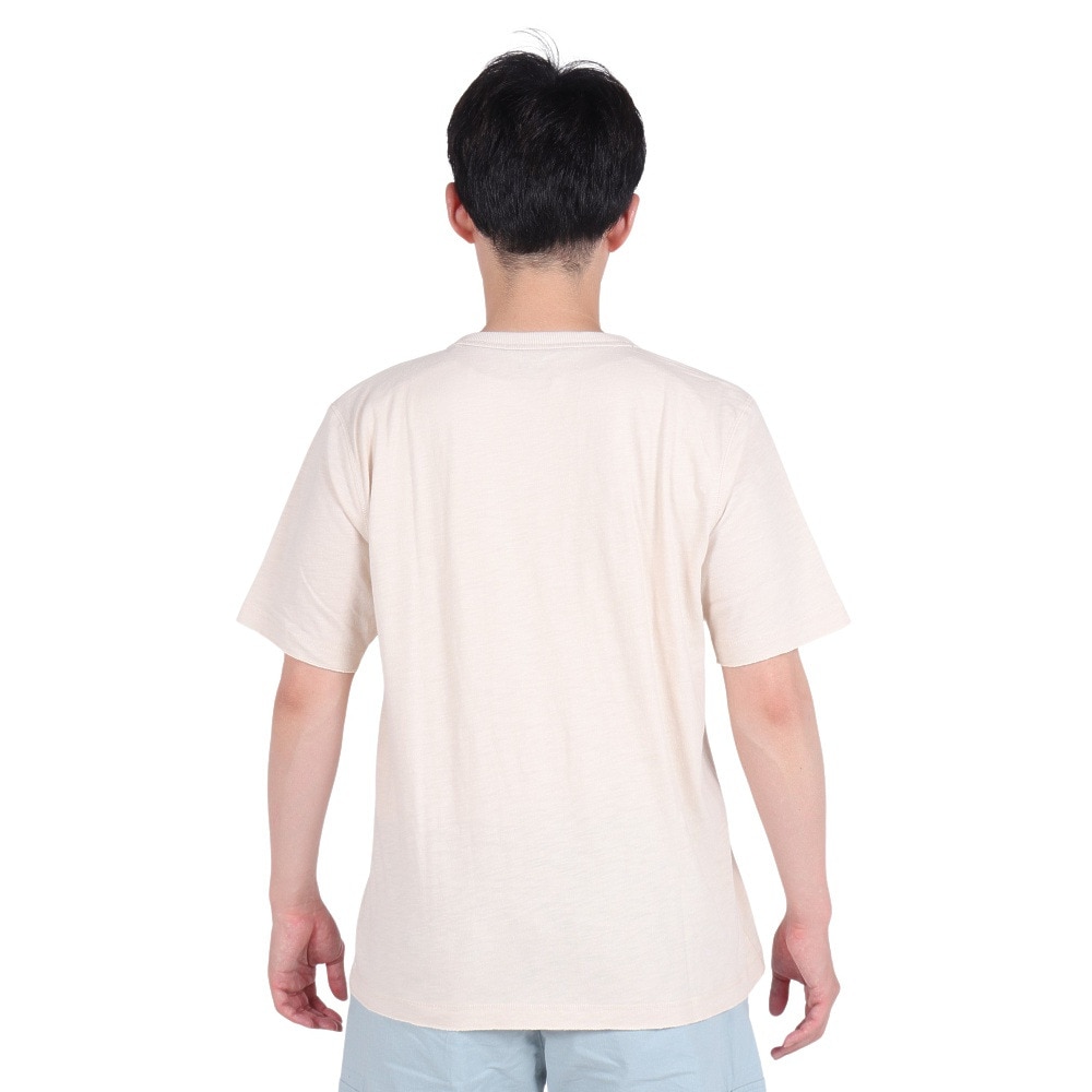 エルケクス（ELKEX）（メンズ）クルーネック半袖Tシャツ NATURE&LIFE EKM4S10013 BEG