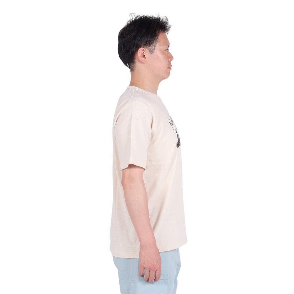 エルケクス（ELKEX）（メンズ）クルーネック半袖Tシャツ NATURE&LIFE EKM4S10013 BEG