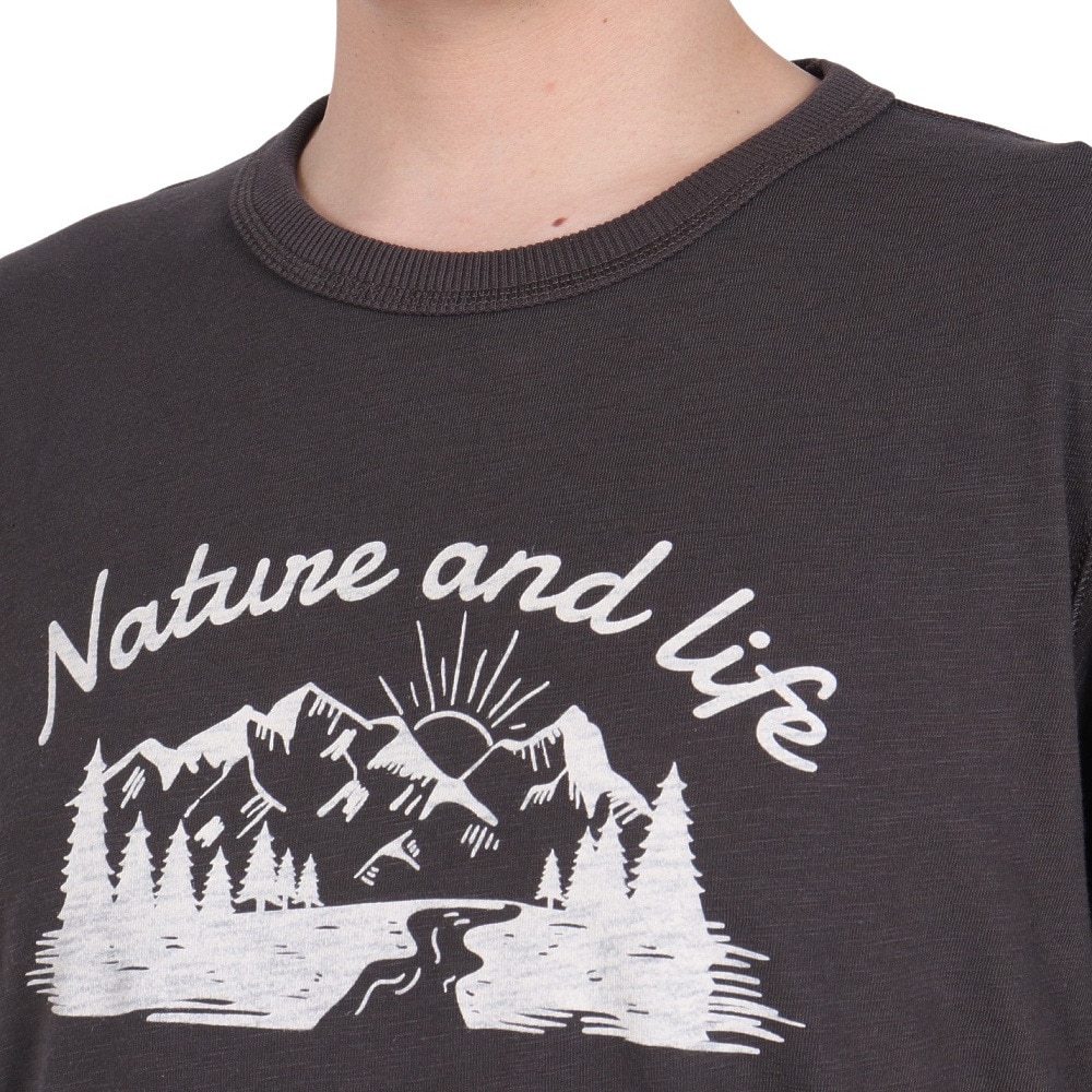 エルケクス（ELKEX）（メンズ）クルーネック半袖Tシャツ NATURE&LIFE EKM4S10013 DGRY