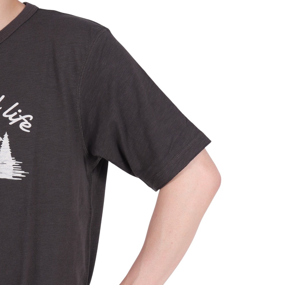 エルケクス（ELKEX）（メンズ）クルーネック半袖Tシャツ NATURE&LIFE EKM4S10013 DGRY
