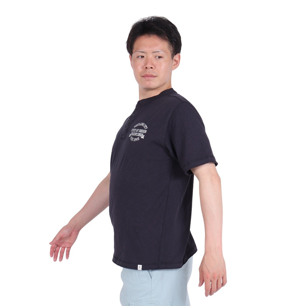 エルケクス（ELKEX）（メンズ）半袖Tシャツ henry PDX 1945 EKM4S10014 NVY