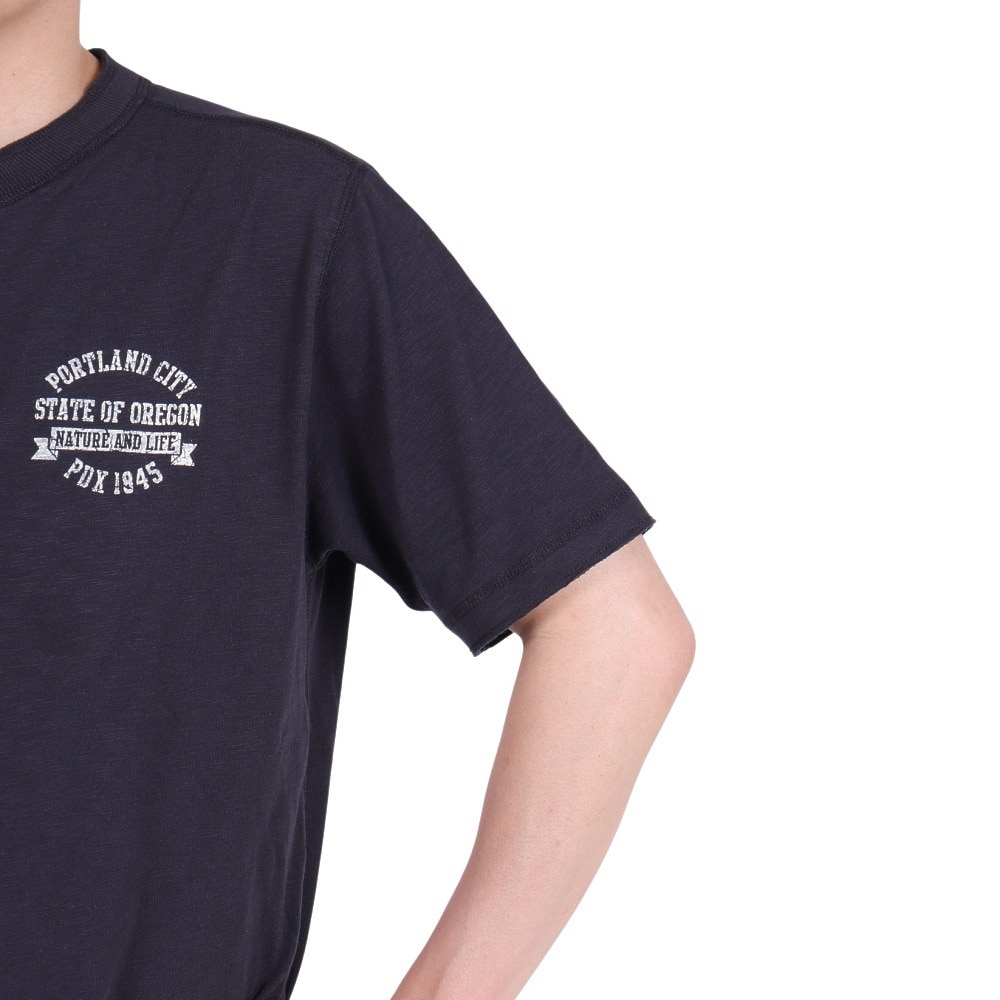 エルケクス（ELKEX）（メンズ）半袖Tシャツ henry PDX 1945 EKM4S10014 NVY